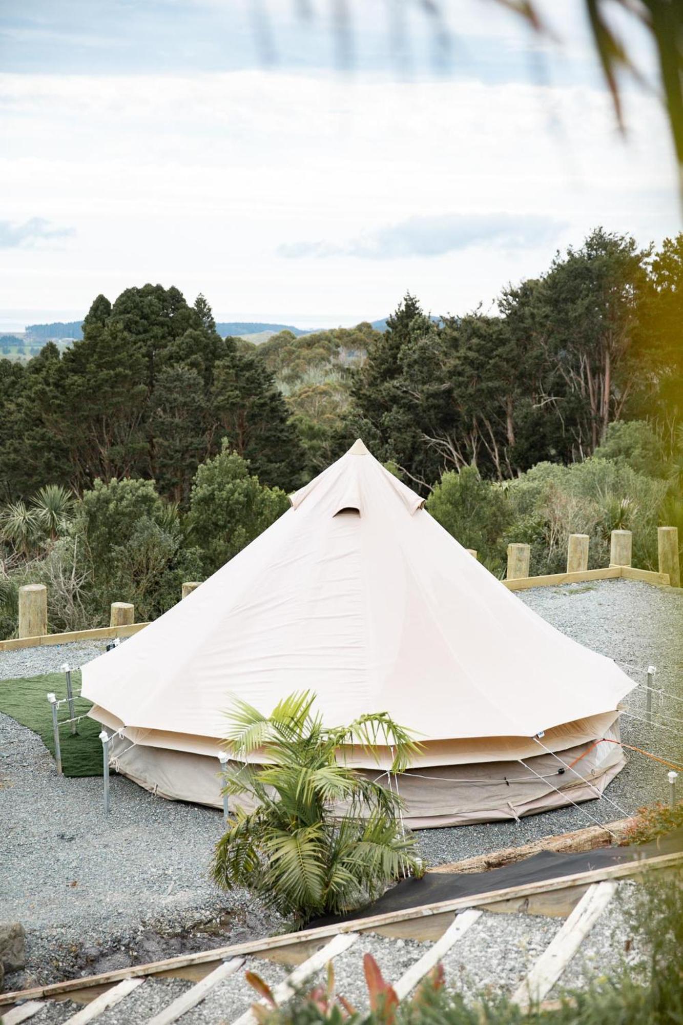 Aotearoa Surf Eco Pods Hotel Te Arai Buitenkant foto