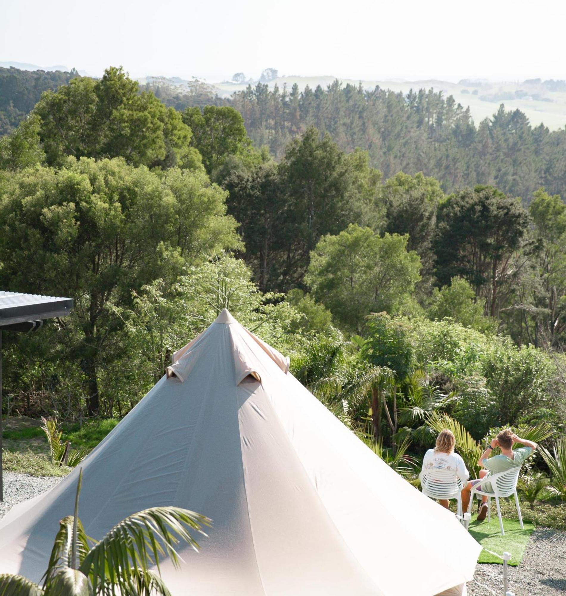 Aotearoa Surf Eco Pods Hotel Te Arai Buitenkant foto