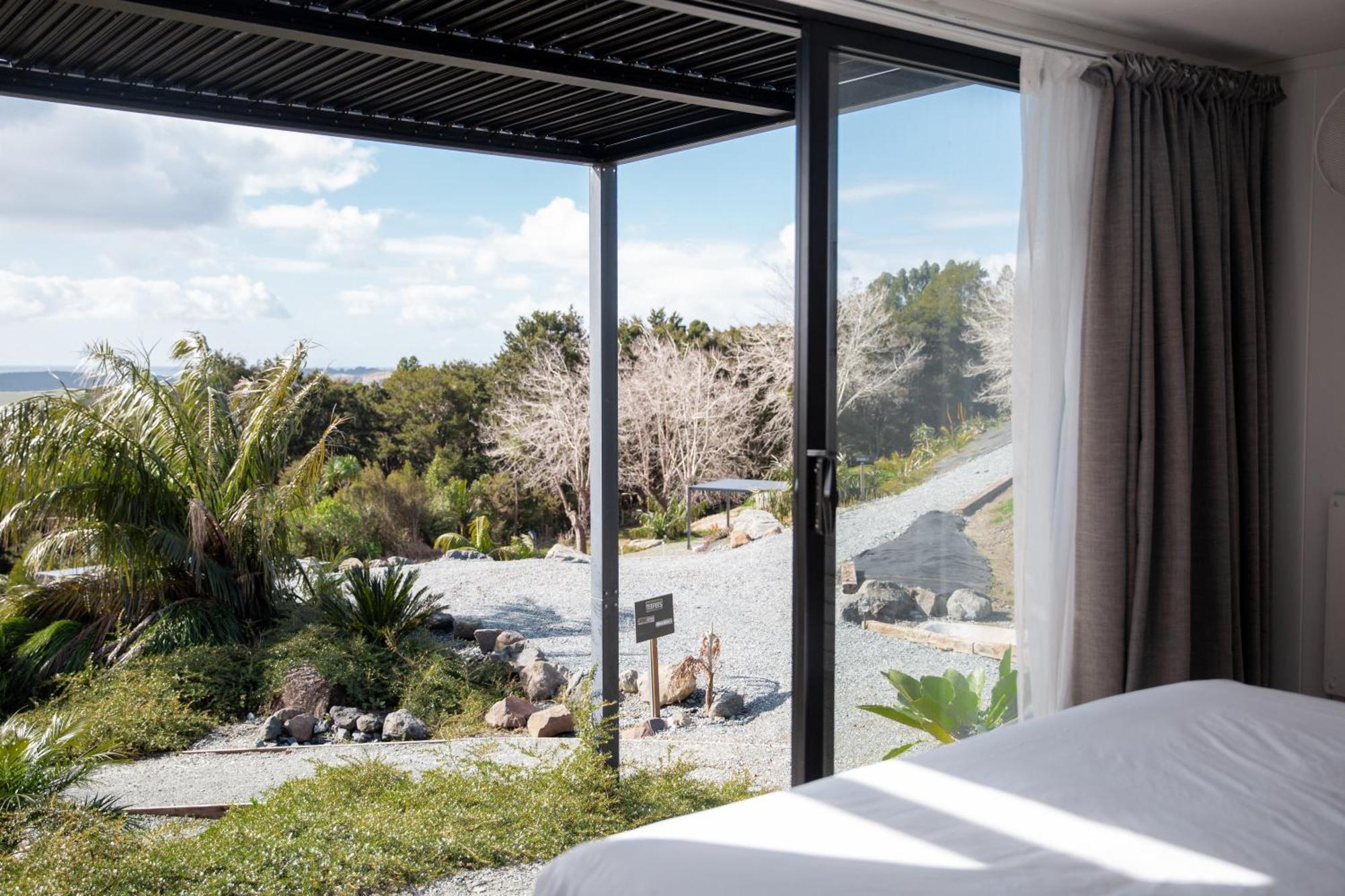 Aotearoa Surf Eco Pods Hotel Te Arai Buitenkant foto